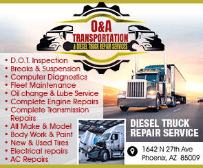 O&A Transportation & Diesel Truck Repairs Services